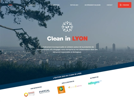 Page d'accueil du site