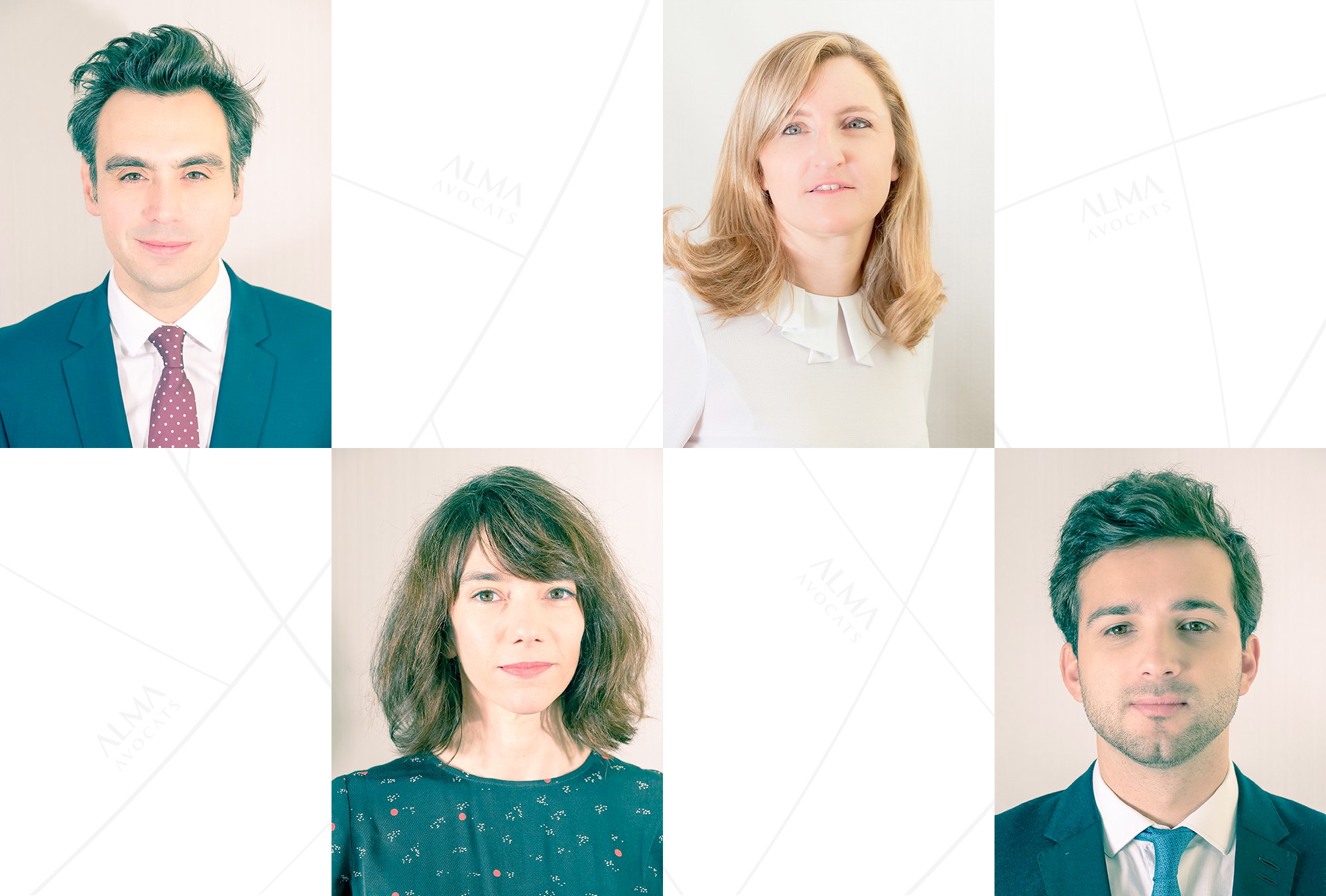 Portraits de l'équipe d'avocats